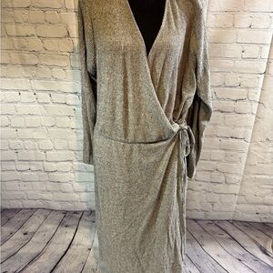 Old Navy Long Sleeve Knit Dress - Gray